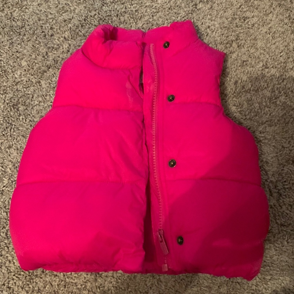 Old navy toddler girls puffer vest